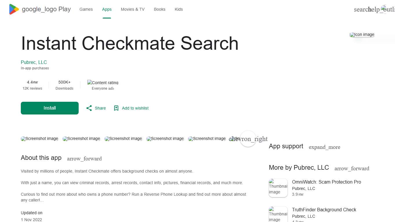 Instant Checkmate Search – Apps on Google Play